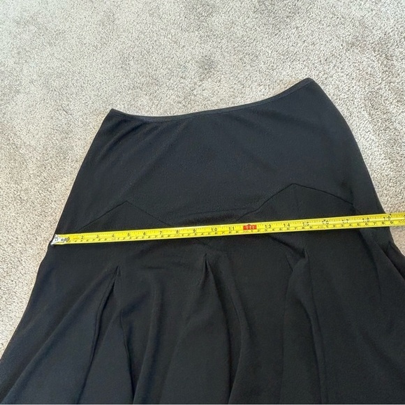 JOSEPH Ribkoff black A-line handkerchief skirt Sz 8 - Picture 9 of 10